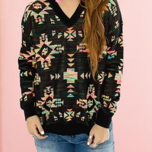 Crazy Train Aztec Sweater